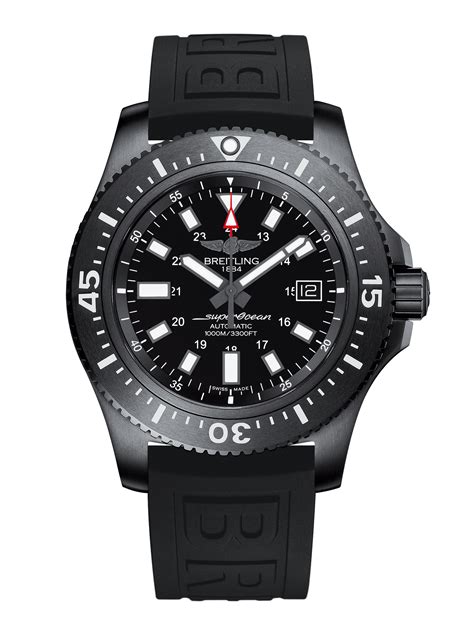 breitling superocean 44 rubber caoutchouc|breitling superocean 44 special.